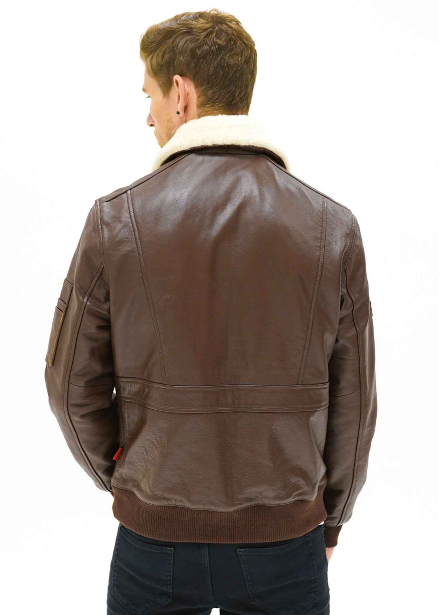 Vulcan Flight Jacket - Brown Leather