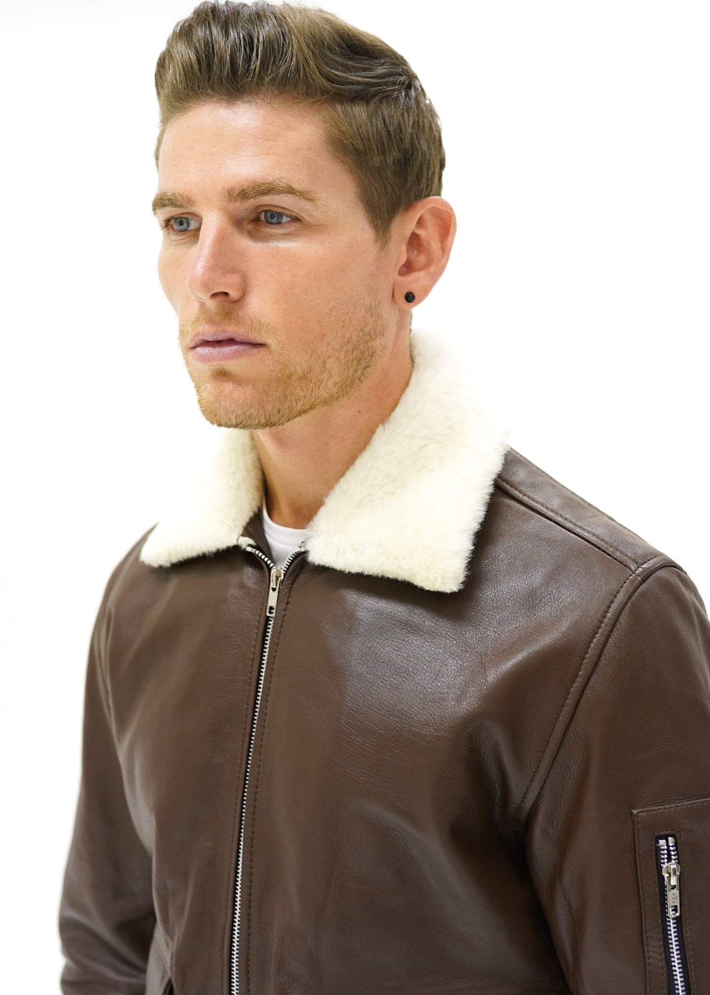 Vulcan Flight Jacket - Brown Leather