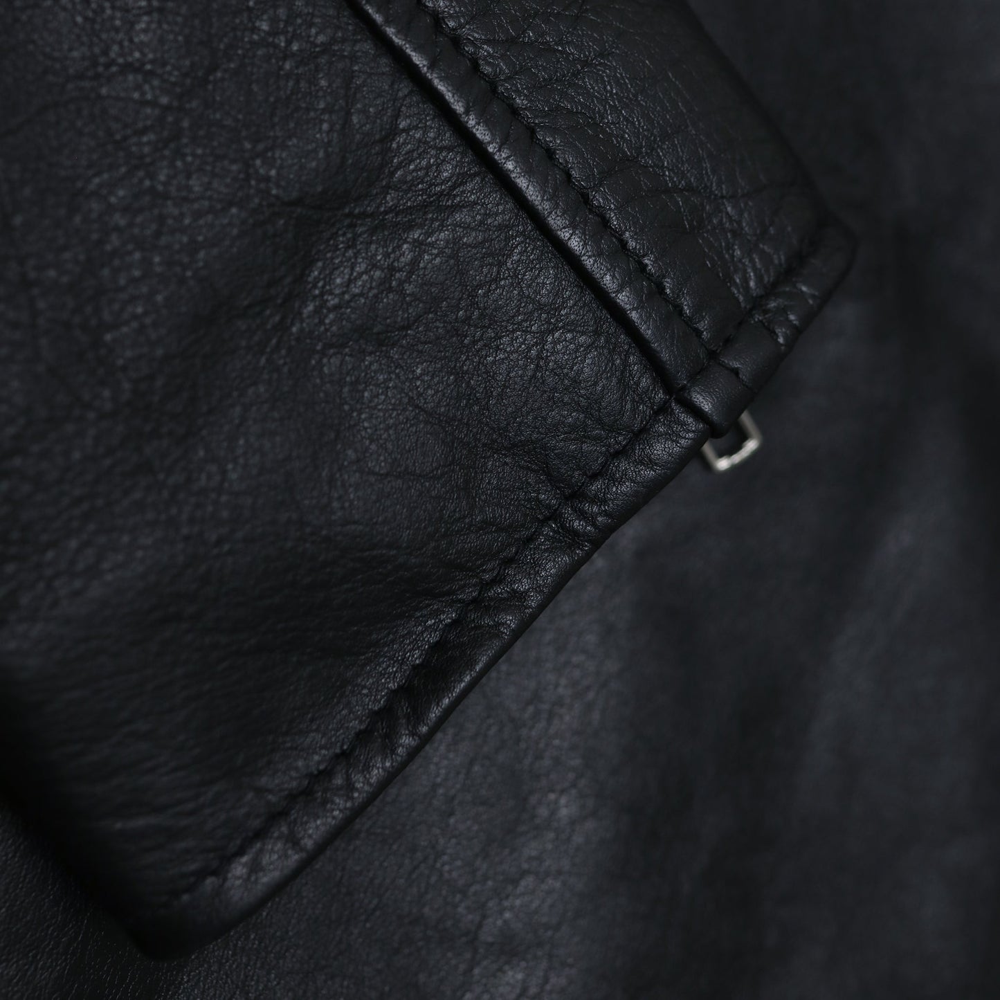 Valiant Black Leather Racer Jacket