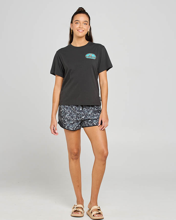 WALK ON THE WILD SIDE | WOMENS SS TEE - VINTAGE BLACK