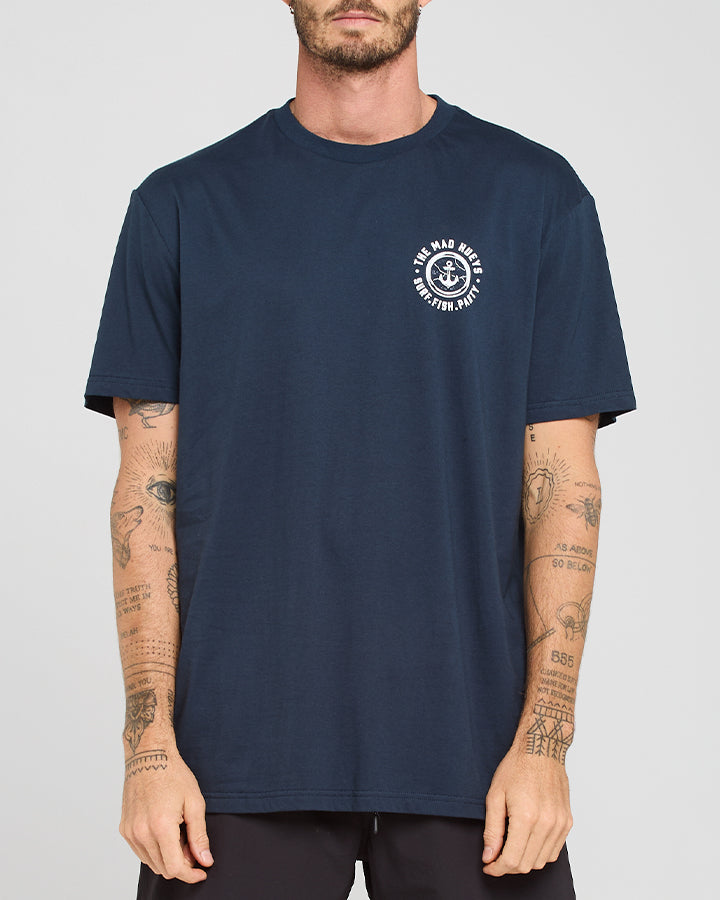 GET BENT | SS TEE - NAVY