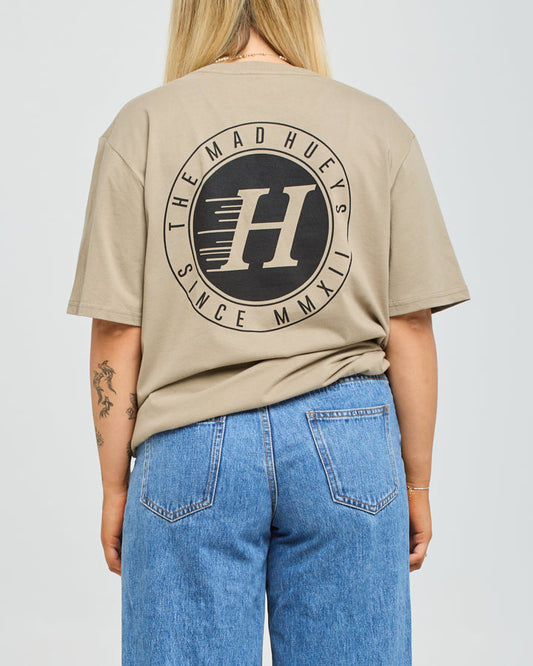 SOLID | WOMENS OVERSIZED SS TEE - KHAKI