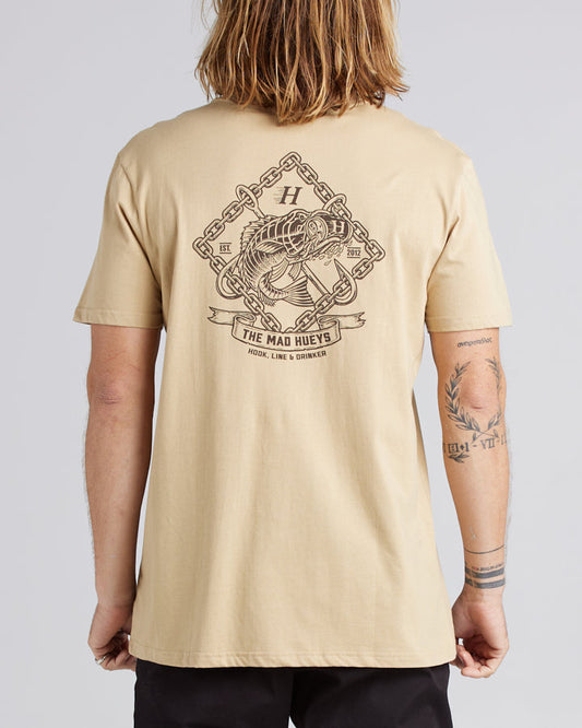 HOOK LINE | SS TEE - TAN