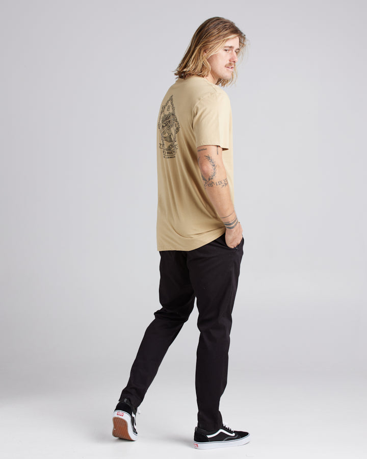 HOOK LINE | SS TEE - TAN