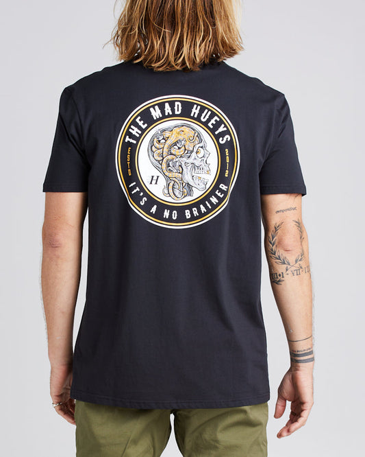 NO BRAINER | SS TEE - BLACK