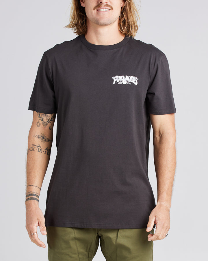 BONES AHOY | SS TEE - VINTAGE BLACK