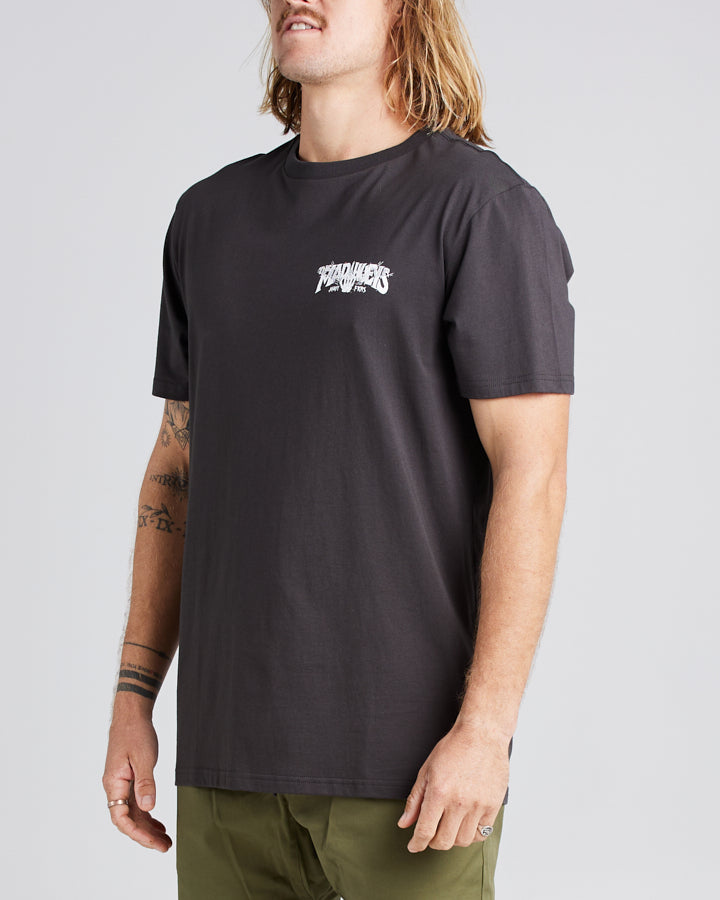 BONES AHOY | SS TEE - VINTAGE BLACK