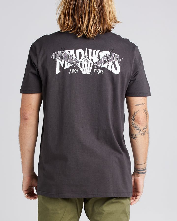 BONES AHOY | SS TEE - VINTAGE BLACK