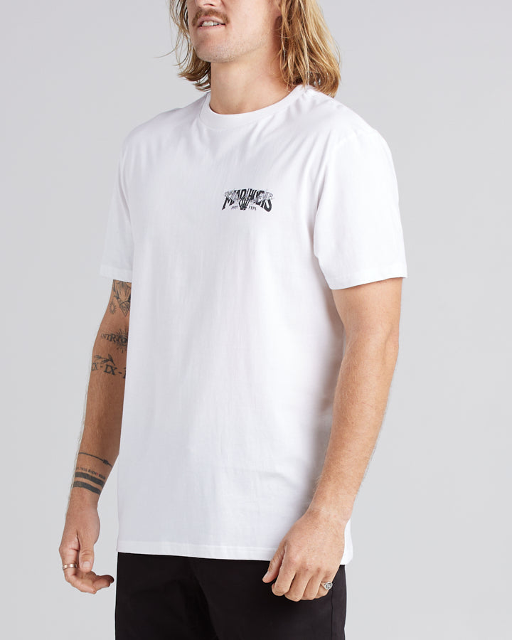 BONES AHOY | SS TEE - WHITE