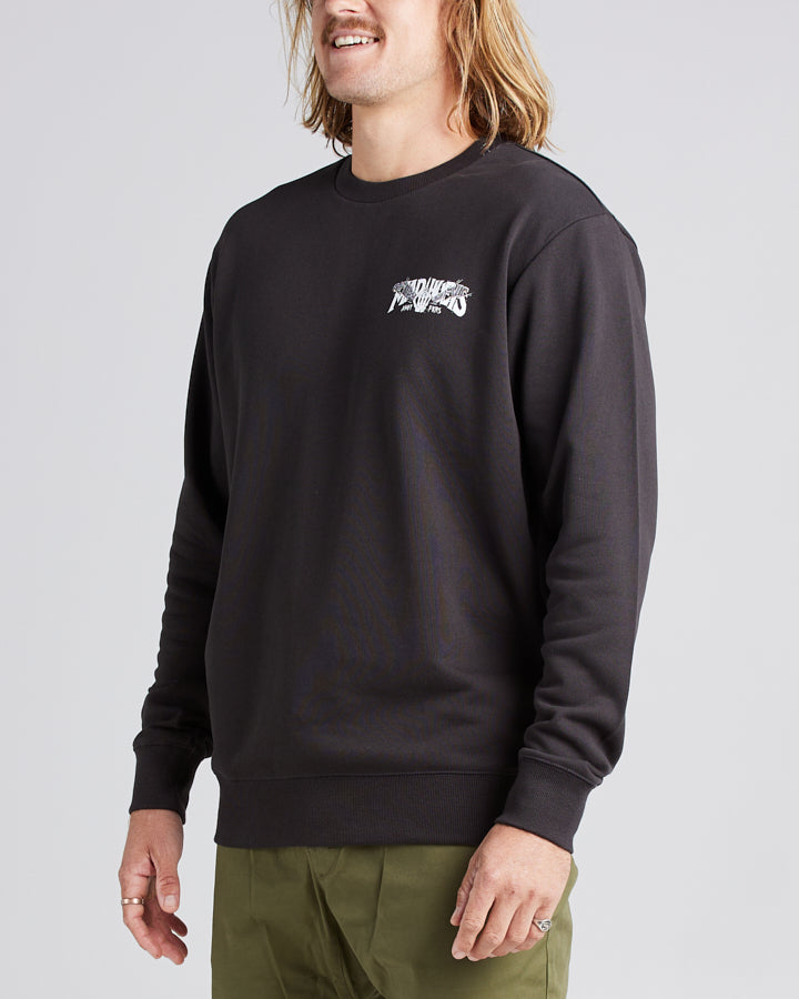 BONES AHOY | CREW - VINTAGE BLACK