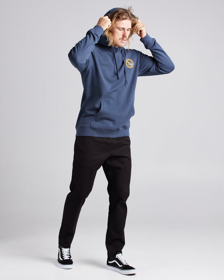 CAPTAIN COOKED | PULLOVER - PETROL BLUE