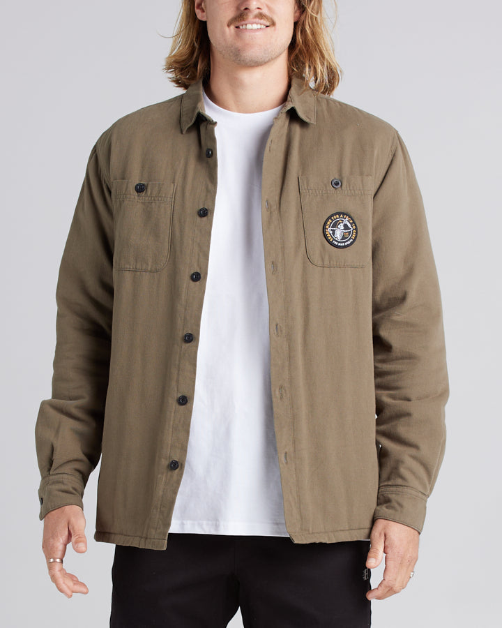 SEARCHING FOR A FK TO GIVE | JACKET - DUSTY GREEN