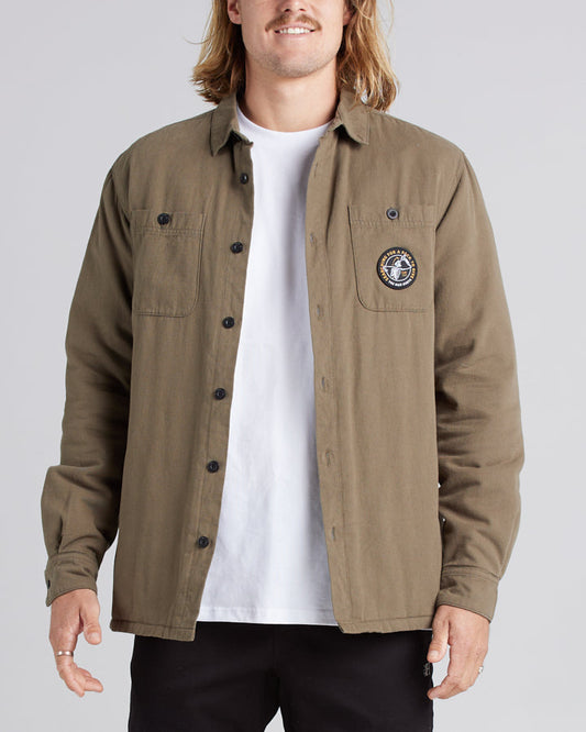 SEARCHING FOR A FK TO GIVE | JACKET - DUSTY GREEN