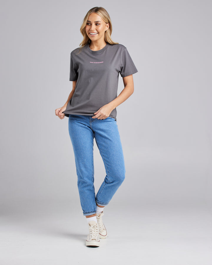 A PIRATES LIFE  | WOMENS SS TEE - CHARCOAL