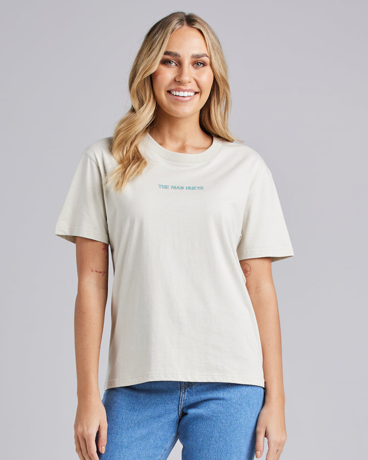 ANCHOR MERMAIDS | WOMENS SS TEE - STONE