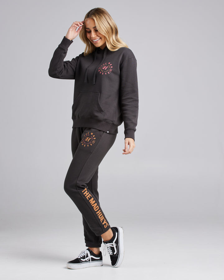 LIVING THE GOOD LIFE | WOMENS TRACKPANT - VINTAGE BLACK