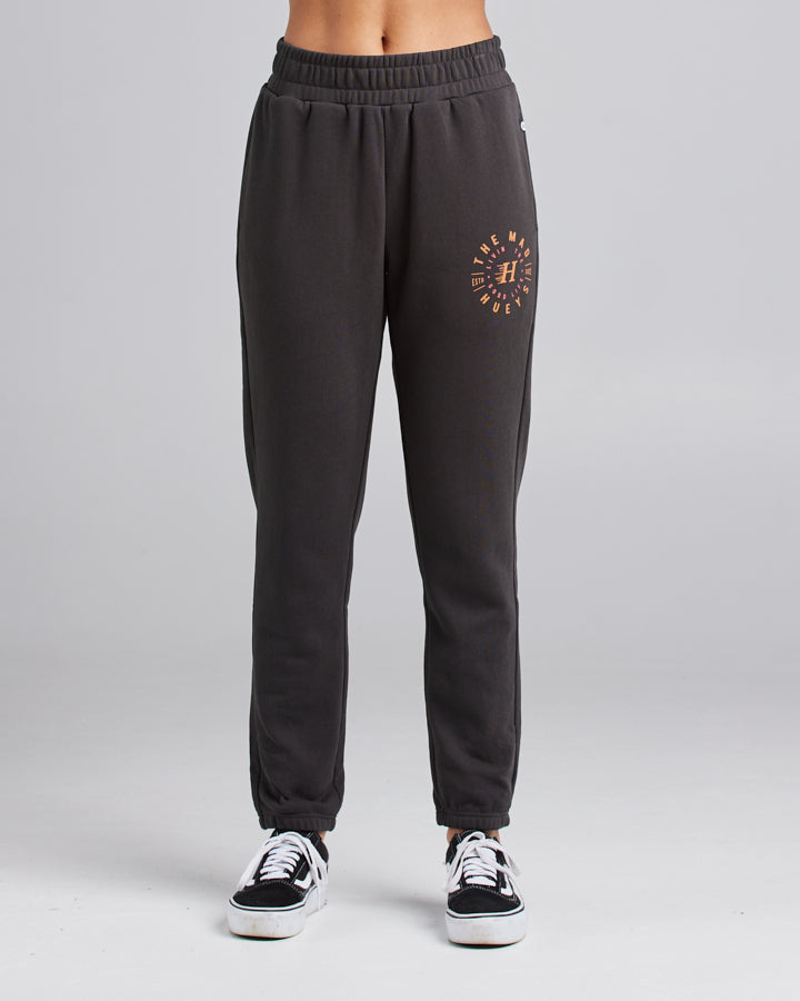 LIVING THE GOOD LIFE | WOMENS TRACKPANT - VINTAGE BLACK