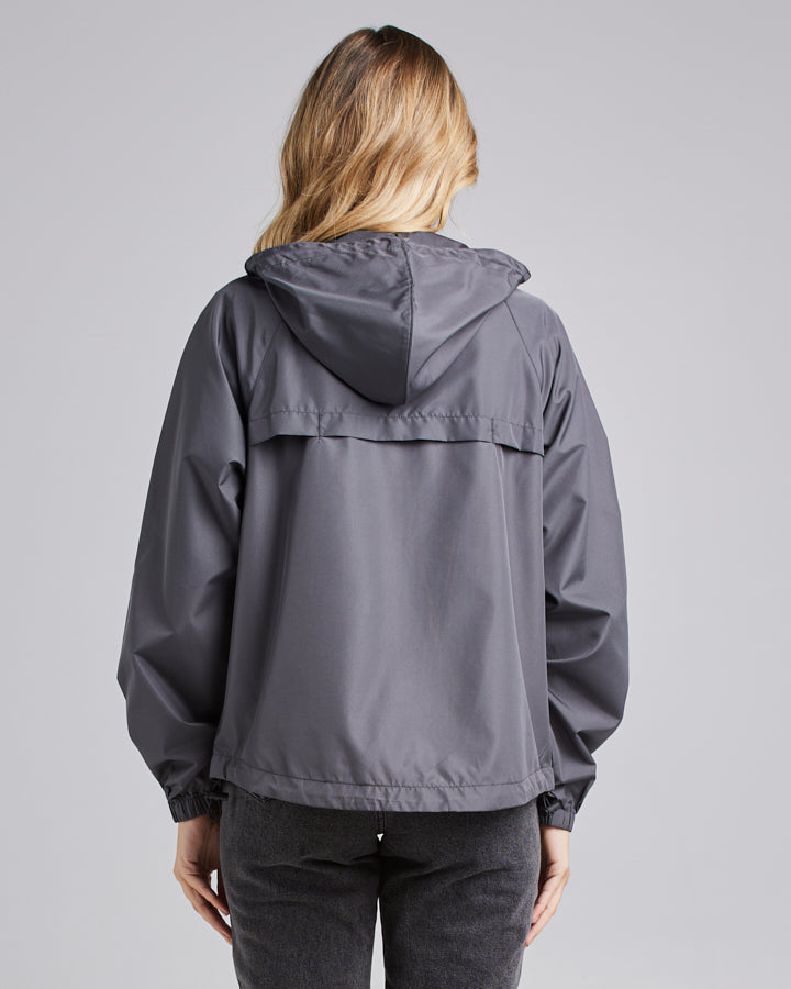 HUEYS GLOBAL | WOMENS SPRAY JACKET - CHARCOAL