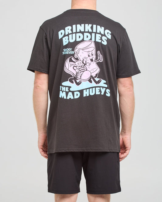 DRINKING BUDDIES | SS TEE - VINTAGE BLACK