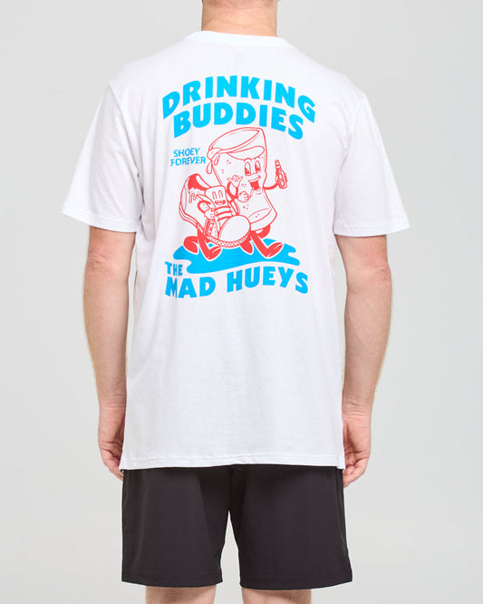 DRINKING BUDDIES | SS TEE - WHITE