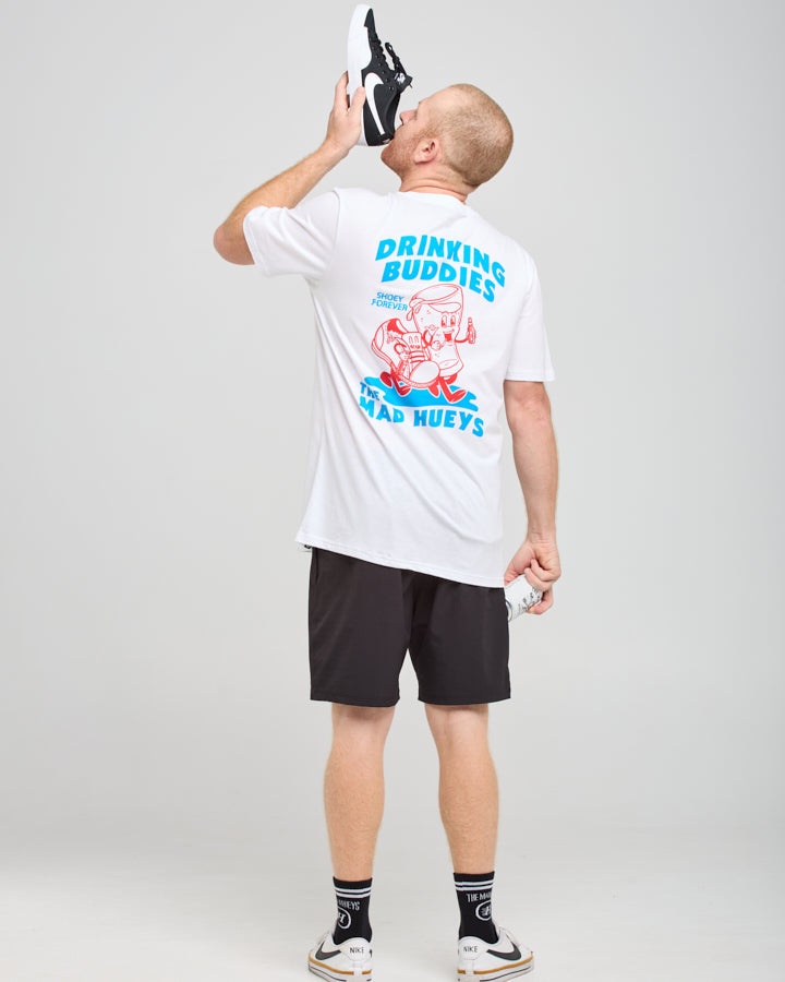 DRINKING BUDDIES | SS TEE - WHITE