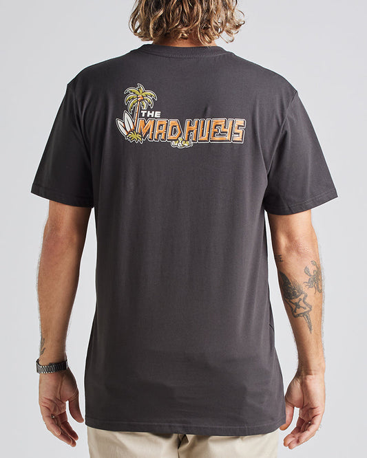 HUEYS BEACH CLUB | SS TEE - VINTAGE BLACK