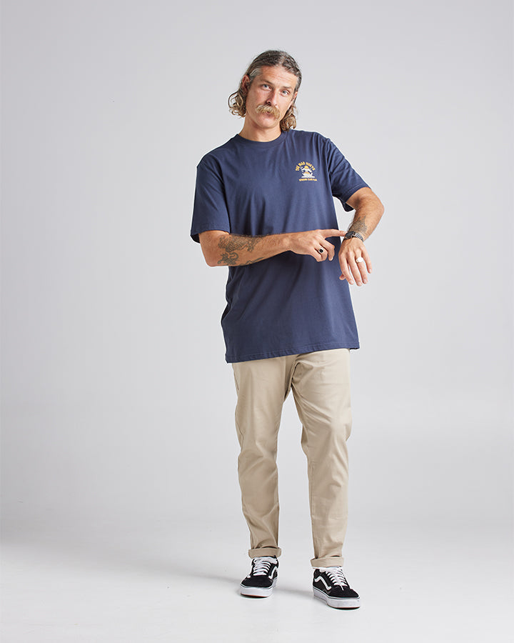 WORKING CLASS CLAM | SS TEE - NAVY