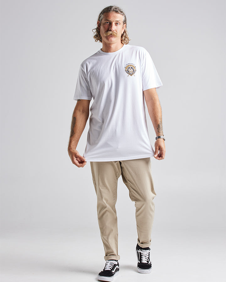 FK OFF IM FISHING | SS TEE - WHITE