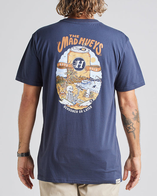 SCHOONER OR LATER | SS TEE - NAVY