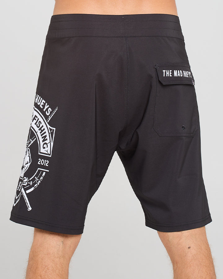 FK OFF IM FISHING | BOARDSHORT 19" - BLACK