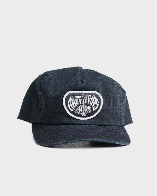 METAL AHOY FKRS | UNSTRUCTURED CAP - BLACK