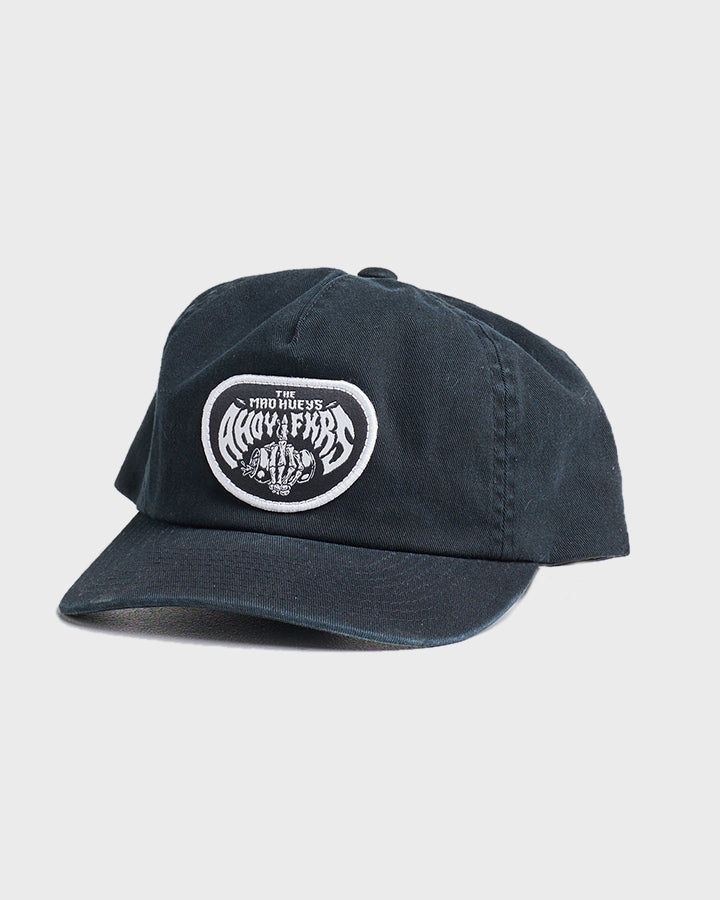 METAL AHOY FKRS | UNSTRUCTURED CAP - BLACK