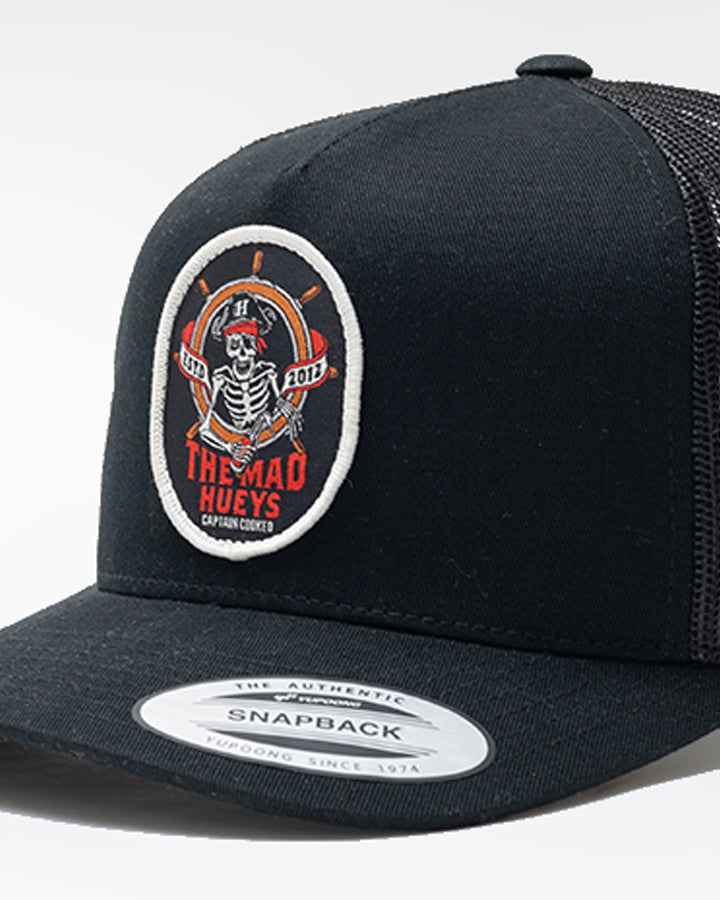 CAPTAIN COOKED | TWILL TRUCKER - BLACK