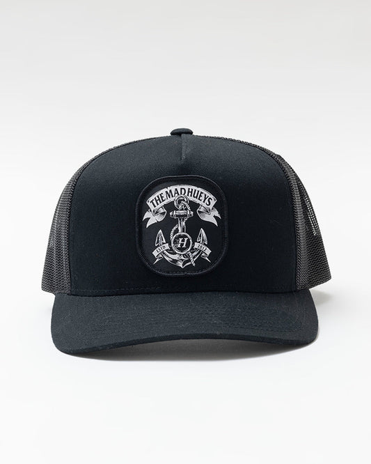 ANCHOR | TWILL TRUCKER - BLACK