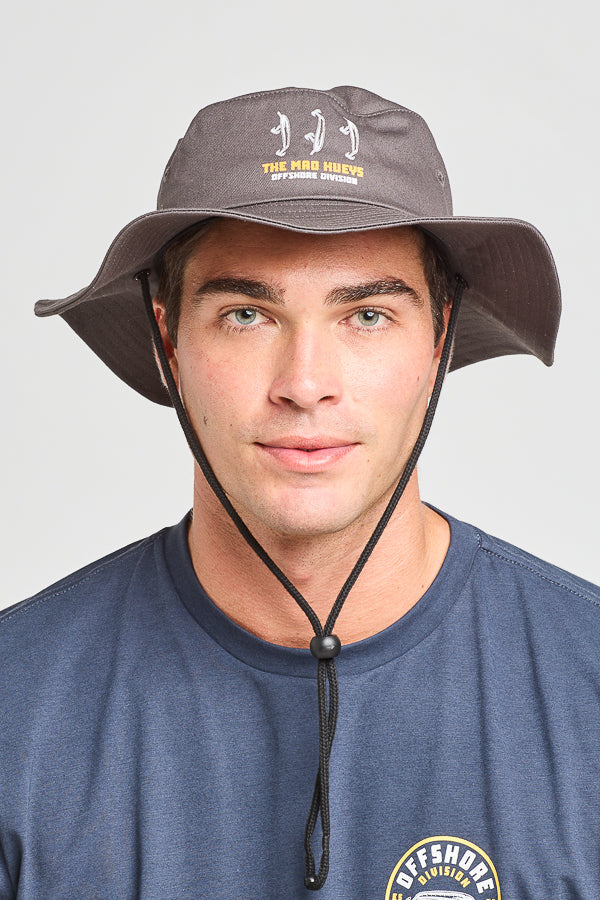 BAIT AND TACKLE | WIDE BRIM - CHARCOAL