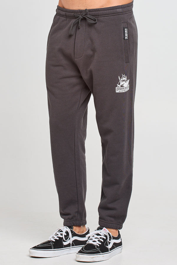 OFFSHORE LOGO | RELAXED TRACKPANT - VINTAGE BLACK