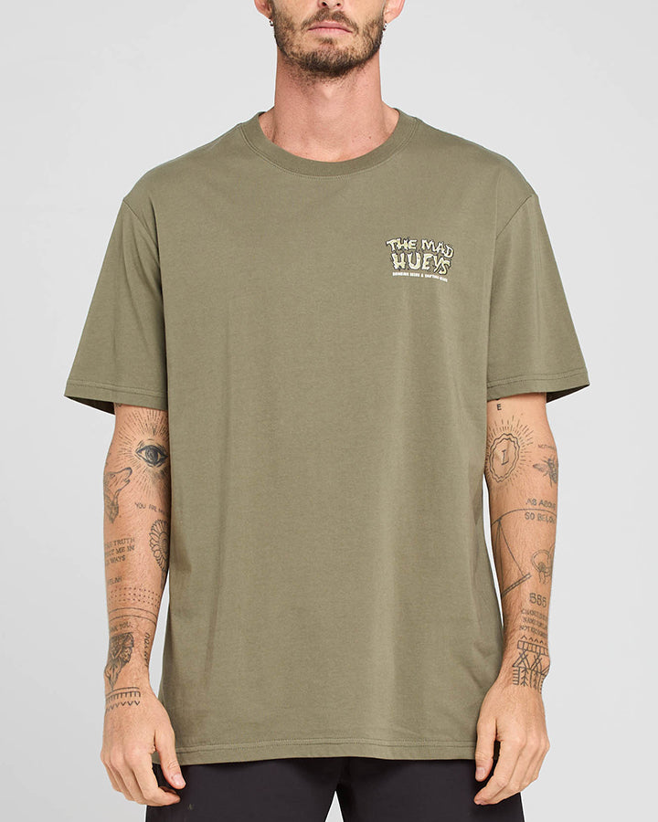 SHIFTING GEARS | SS TEE - OLIVE