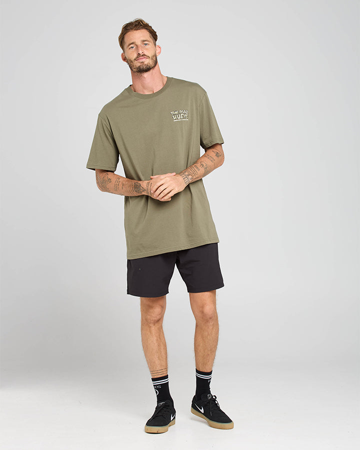 SHIFTING GEARS | SS TEE - OLIVE