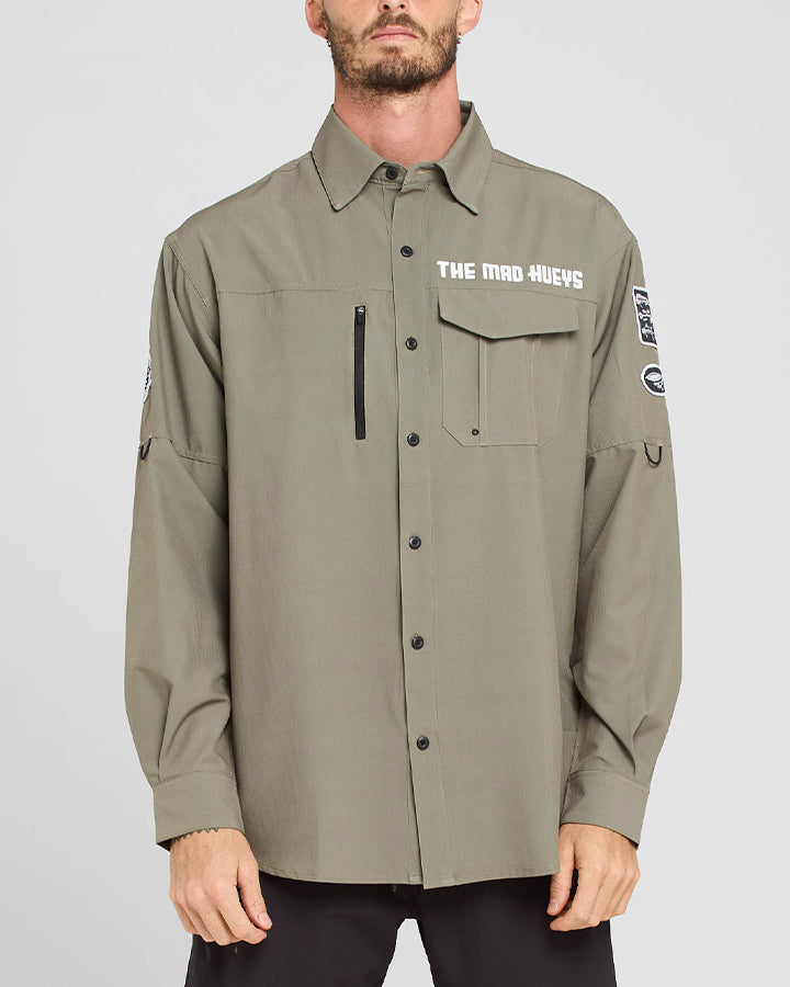 JIGGIN IT | FISHING SHIRT - OLIVE