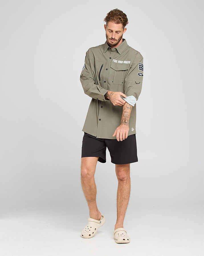 JIGGIN IT | FISHING SHIRT - OLIVE