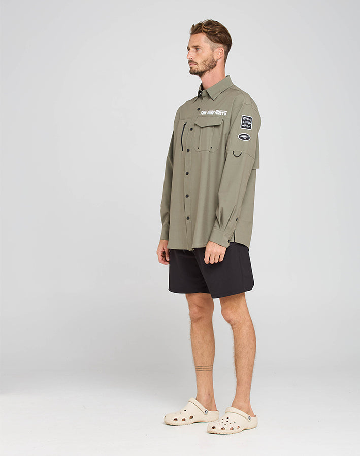 JIGGIN IT | FISHING SHIRT - OLIVE