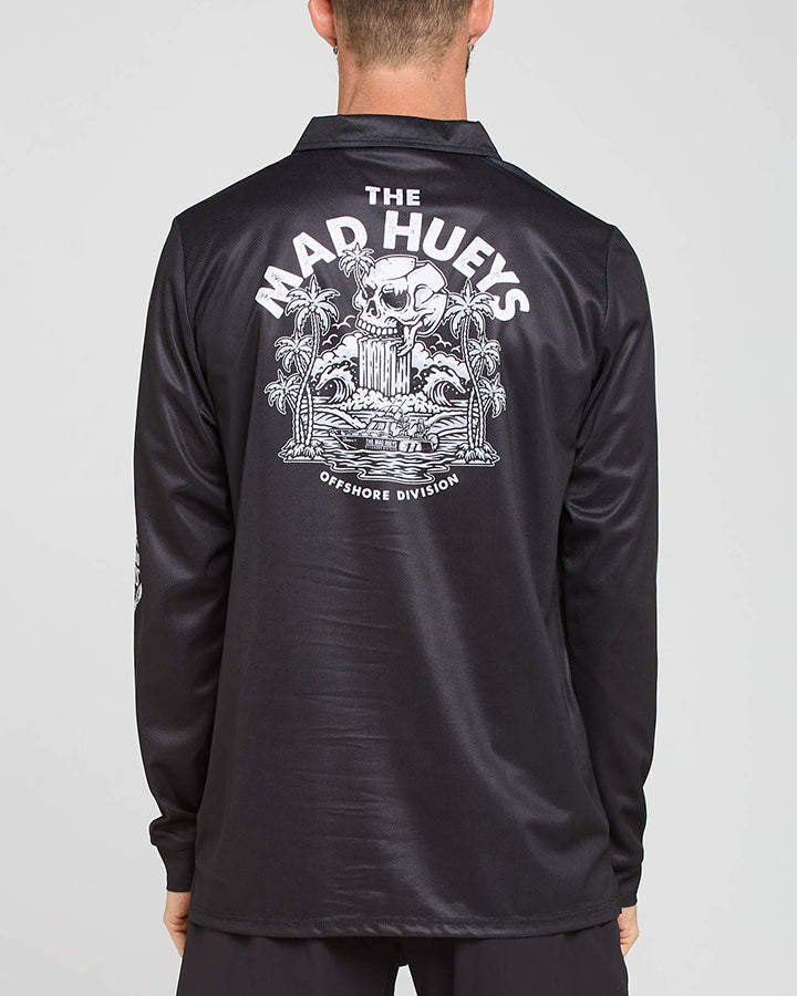 SKULL ISLAND II | FISHING JERSEY - VINTAGE BLACK