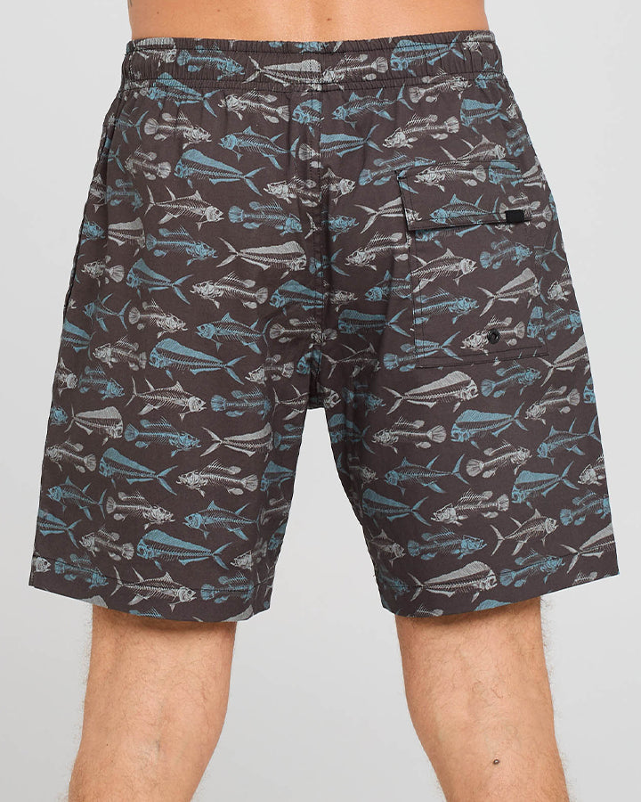 DEAD BAIT | 18" VOLLEY SHORT - VINTAGE BLACK