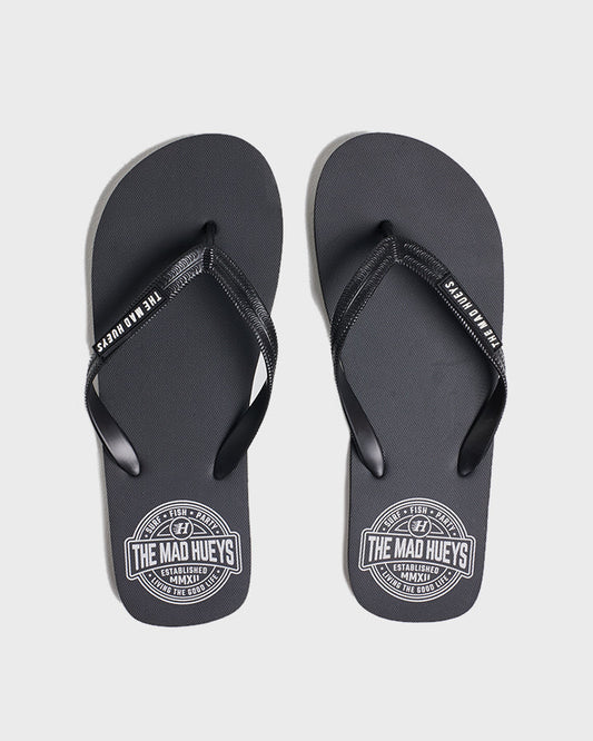 HUEYS LIFE | THONGS - BLACK