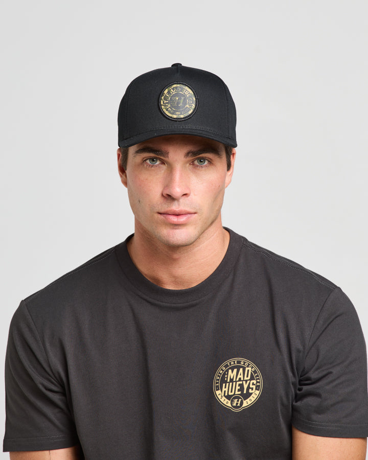 SURF FISH PARTY | TWILL SNAPBACK - BLACK