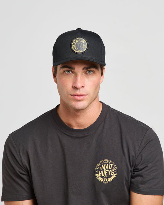 SURF FISH PARTY | TWILL SNAPBACK - BLACK