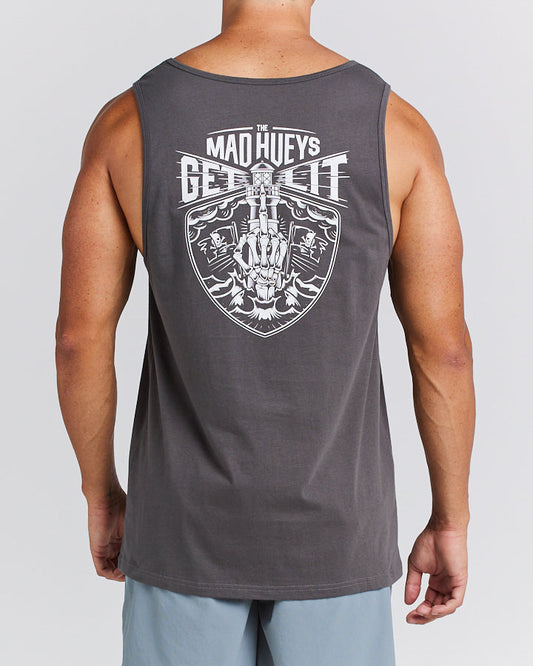 GET LIT | TANK - CHARCOAL