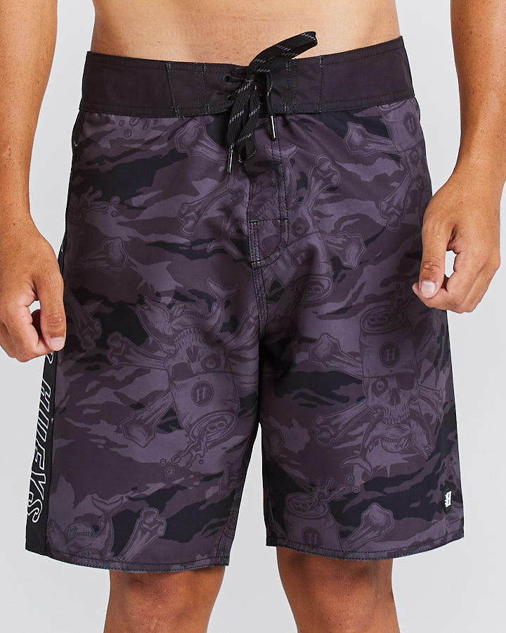 HOOKED | BOARDSHORT 19" - BLACK