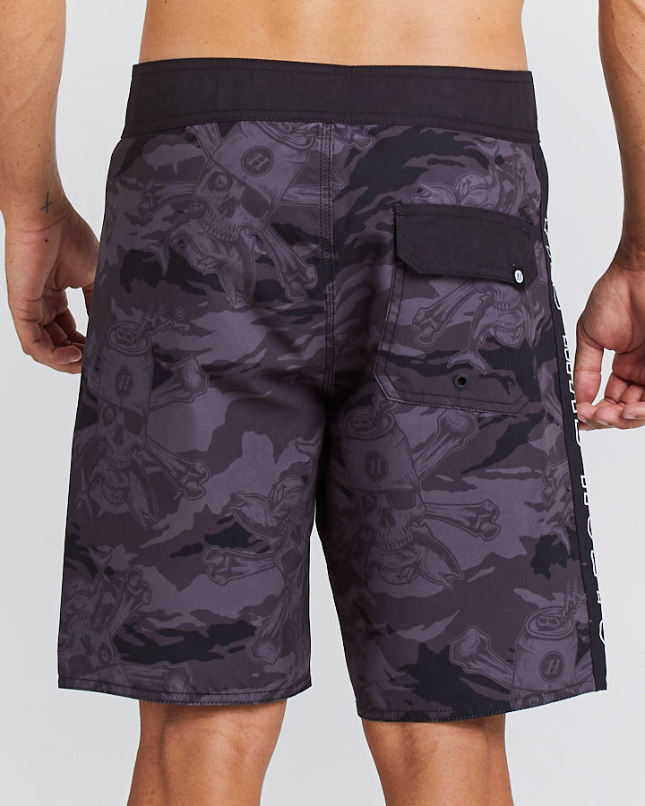 HOOKED | BOARDSHORT 19" - BLACK