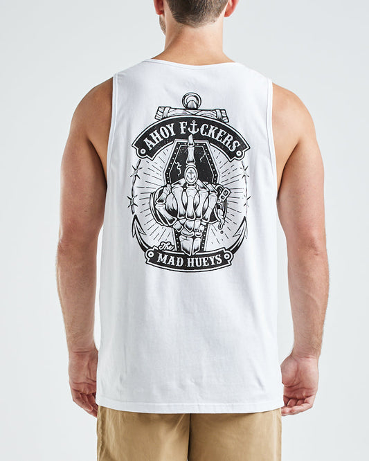 AHOY AHOY FKR | TANK - WHITE